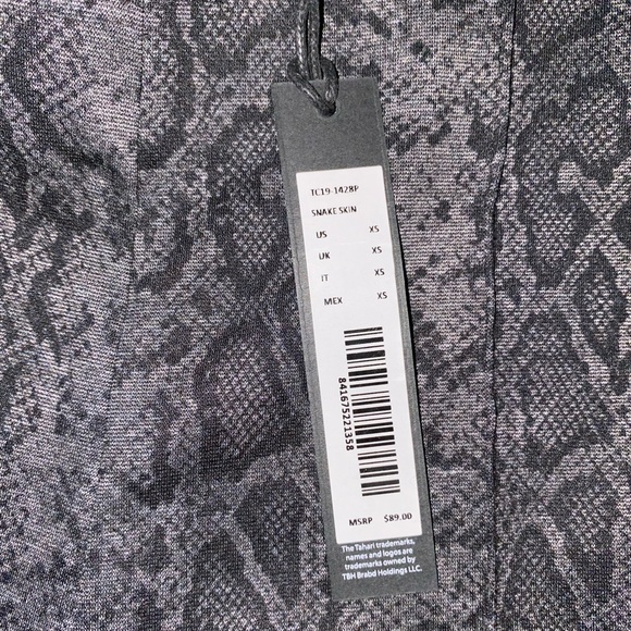 Tahari High Rise Snake Print Skinny Dress Leggings - Picture 6 of 9